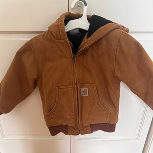 Carhartt Tan Jacket with Hood